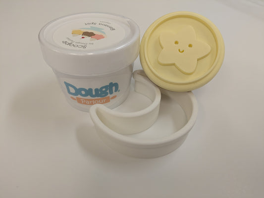 Dough Parlour x Nisa Foundation: Eid Gift Play Dough Set (Crescent Moon-Banana Split)