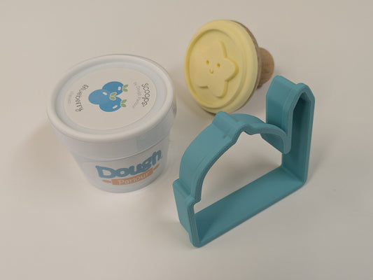 Dough Parlour x Nisa Foundation: Eid Gift Play Dough Set (Masjid-Blueberry)